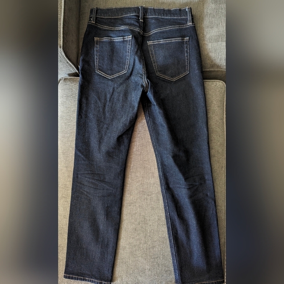 Uniqlo Stretch Slim Straight Jeans  Navy - Size 26 - Picture 5 of 7